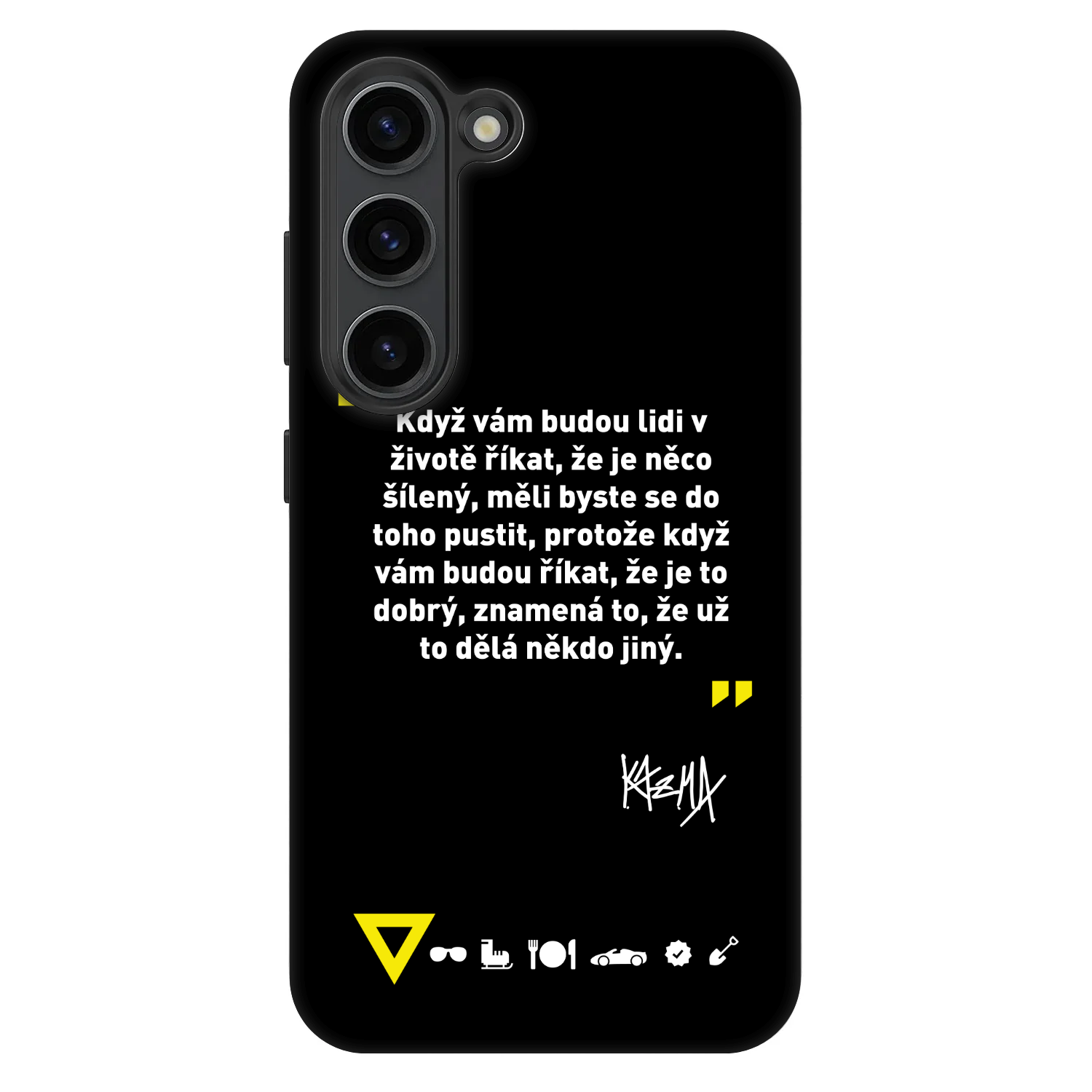 Picasee Fashion Case pre Samsung Galaxy S23+ 5G - Kazma - MĚLI BYSTE SE DO TOHO PUSTIT