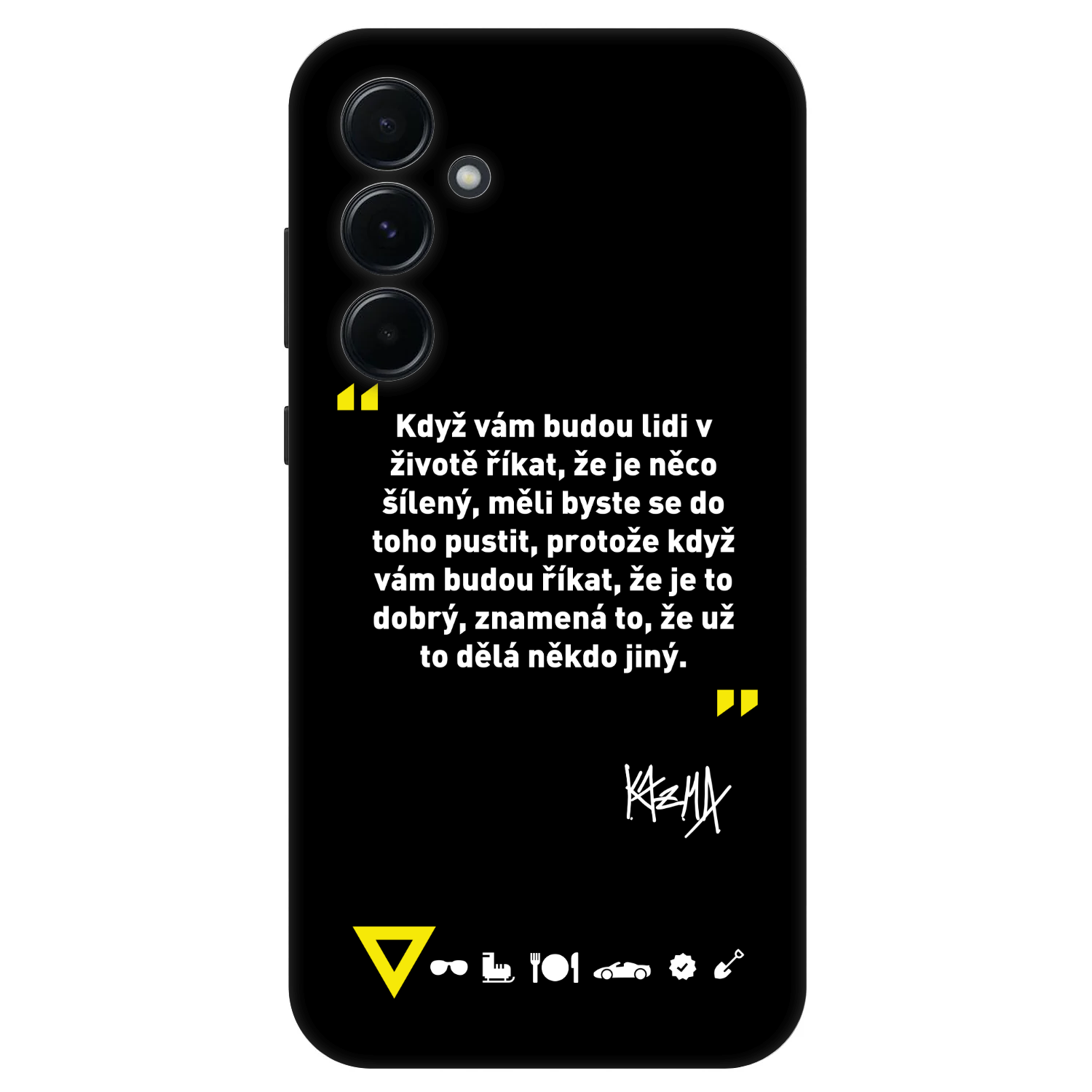 Picasee Fashion Case pre Samsung Galaxy A55 5G A556B - Kazma - MĚLI BYSTE SE DO TOHO PUSTIT