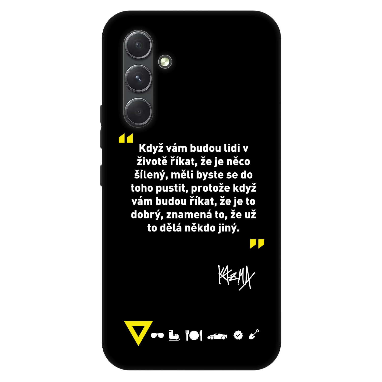 Picasee Fashion Case pre Samsung Galaxy A54 5G A546B - Kazma - MĚLI BYSTE SE DO TOHO PUSTIT