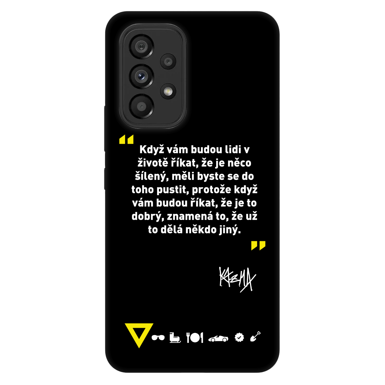 Picasee Fashion Case pre Samsung Galaxy A53 5G A536 - Kazma - MĚLI BYSTE SE DO TOHO PUSTIT