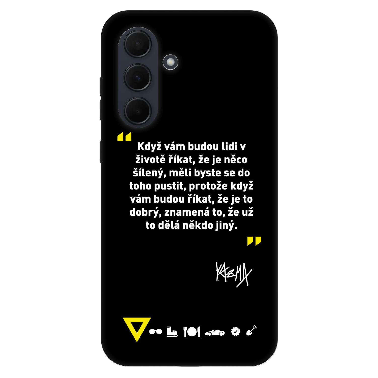 Picasee Fashion Case pre Samsung Galaxy A35 5G A356B - Kazma - MĚLI BYSTE SE DO TOHO PUSTIT