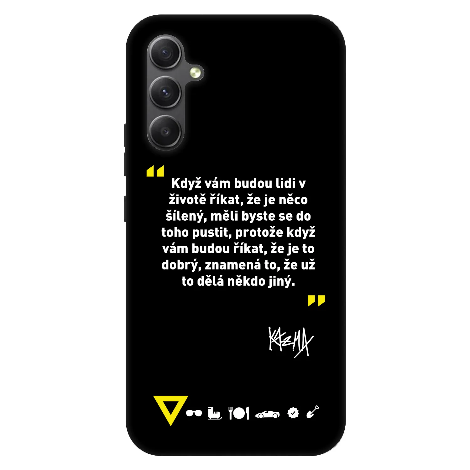 Picasee Fashion Case pre Samsung Galaxy A34 5G A346B - Kazma - MĚLI BYSTE SE DO TOHO PUSTIT