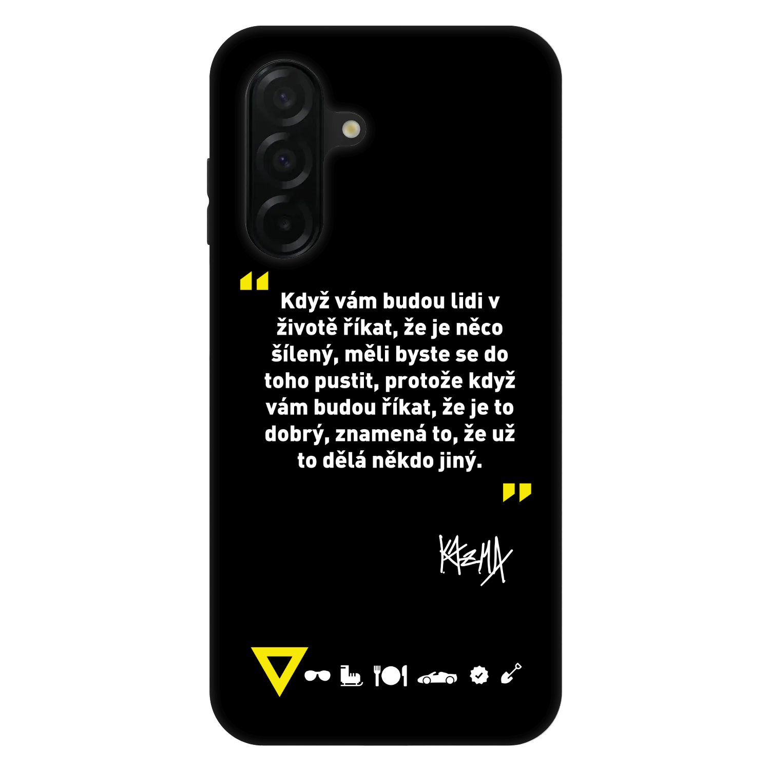 Picasee Fashion Case pre Samsung Galaxy A26 5G A266B - Kazma - MĚLI BYSTE SE DO TOHO PUSTIT
