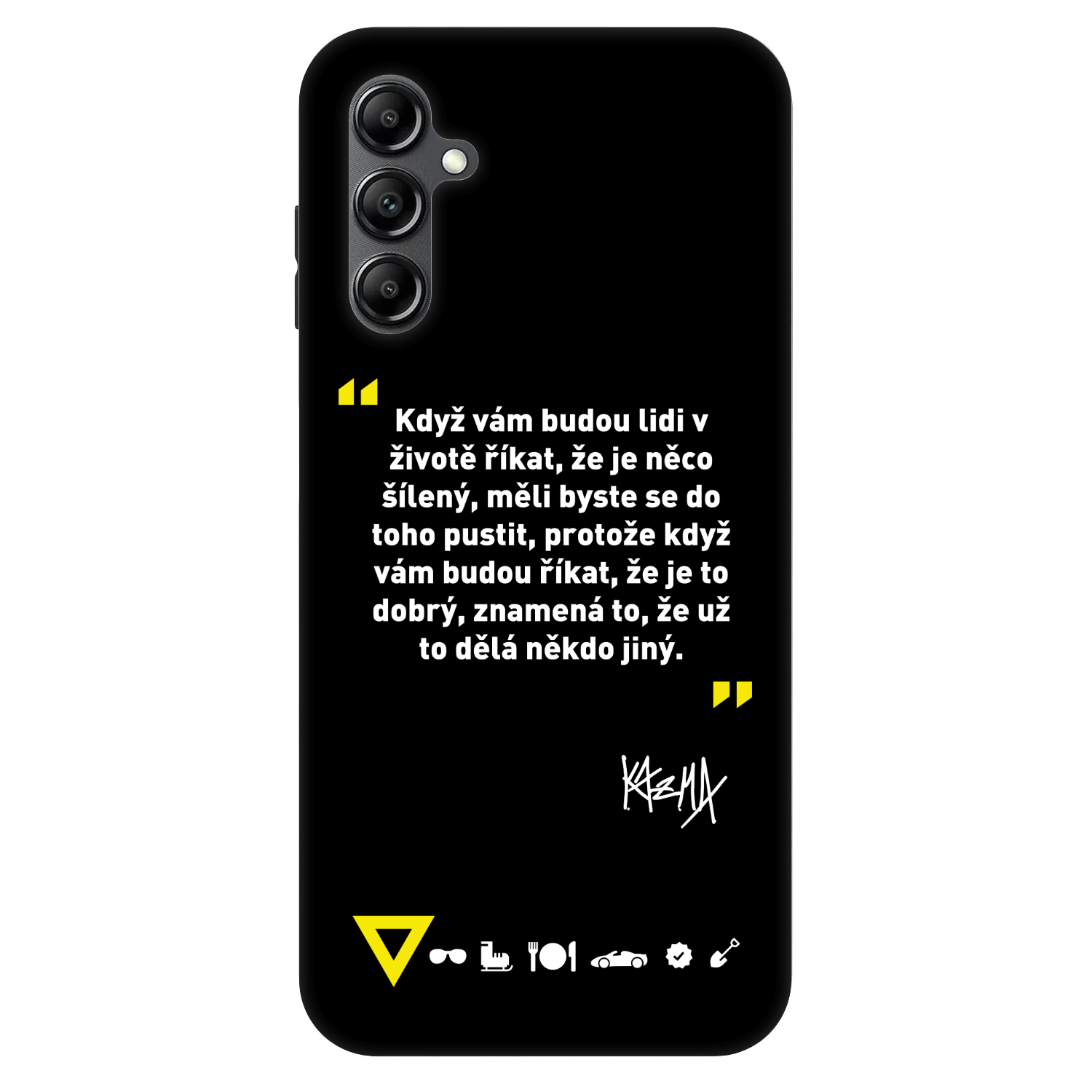 Picasee Fashion Case pre Samsung Galaxy A14 4G A145R - Kazma - MĚLI BYSTE SE DO TOHO PUSTIT