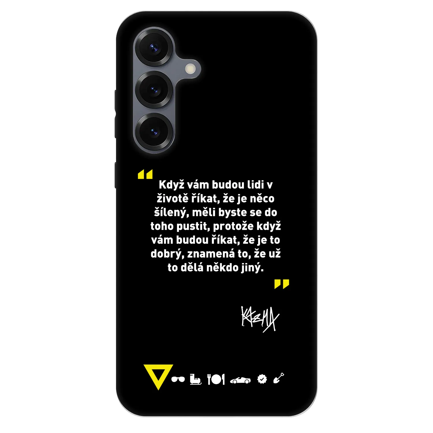 Picasee Fashion Case PowerShare pro Samsung Galaxy S25+ 5G - Kazma - MĚLI BYSTE SE DO TOHO PUSTIT