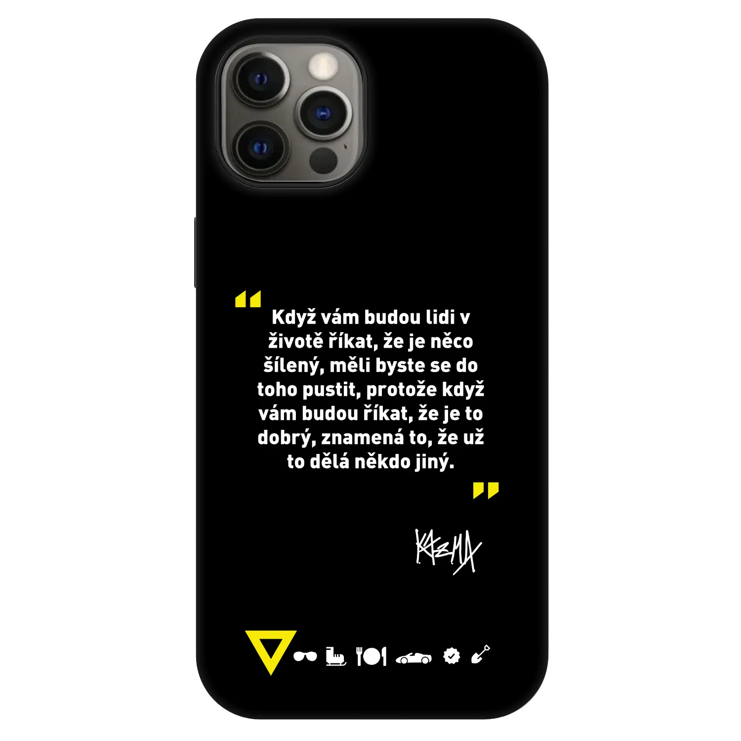 Picasee Fashion Case MagSafe pre Apple iPhone 12 Pro - Kazma - MĚLI BYSTE SE DO TOHO PUSTIT