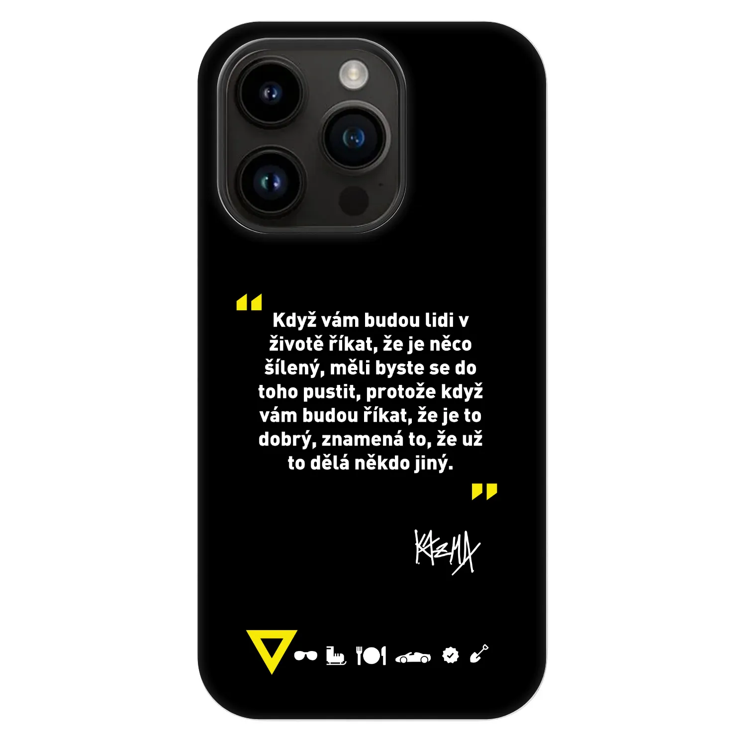 Picasee Fashion Case MagSafe pre Apple iPhone 14 Pro - Kazma - MĚLI BYSTE SE DO TOHO PUSTIT