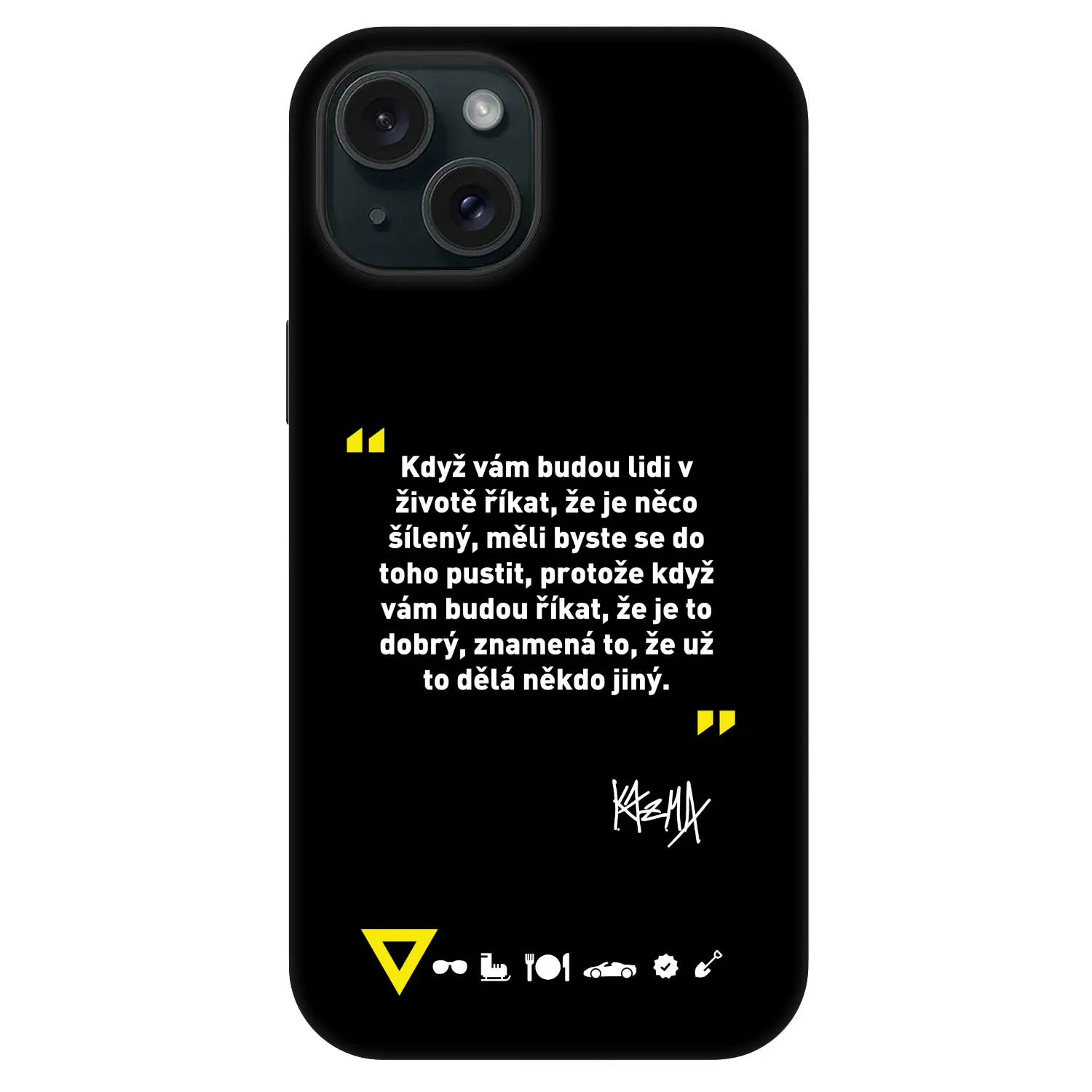 Picasee Fashion Case MagSafe pre Apple iPhone 15 - Kazma - MĚLI BYSTE SE DO TOHO PUSTIT