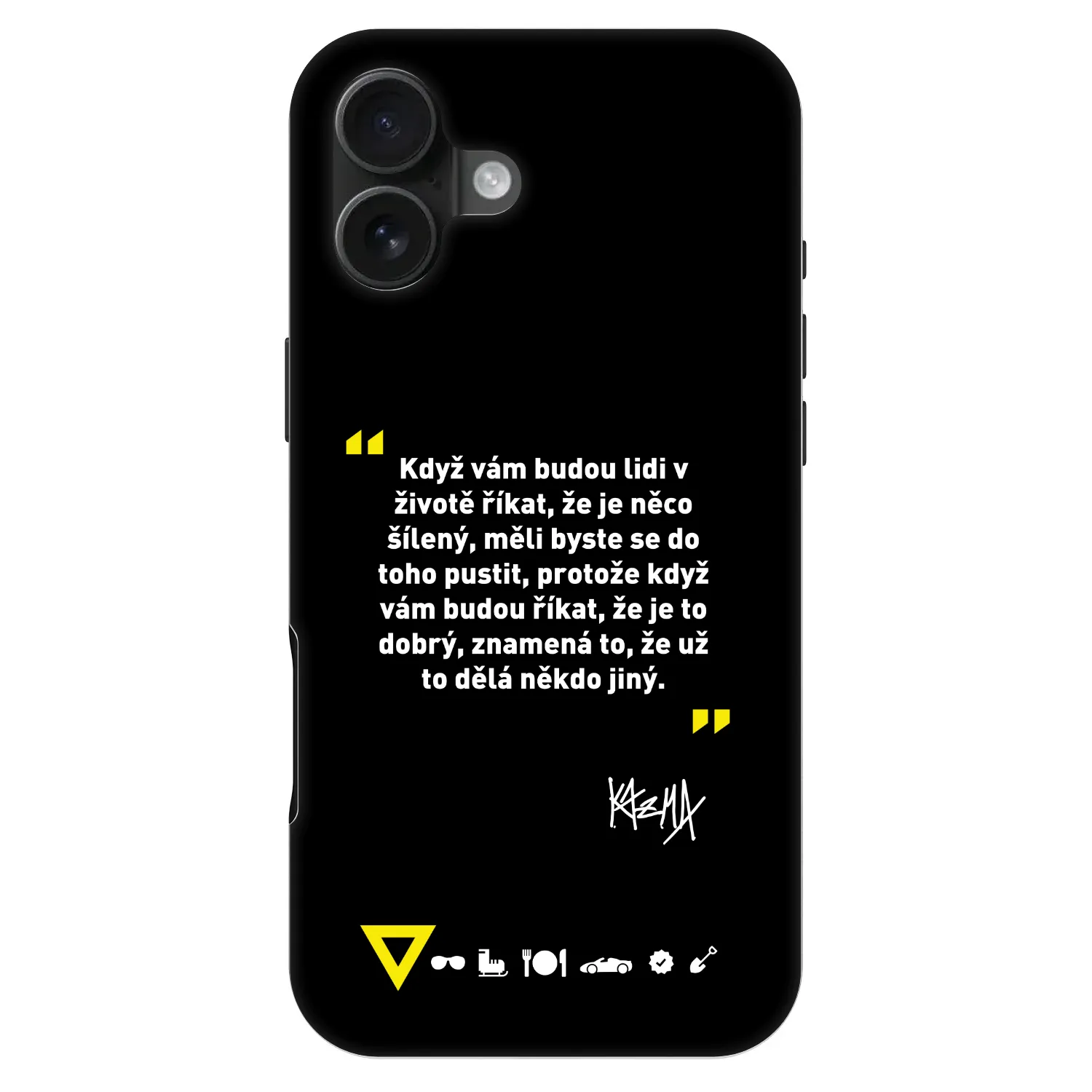 Picasee Fashion Case MagSafe pre Apple iPhone 16 Plus - Kazma - MĚLI BYSTE SE DO TOHO PUSTIT