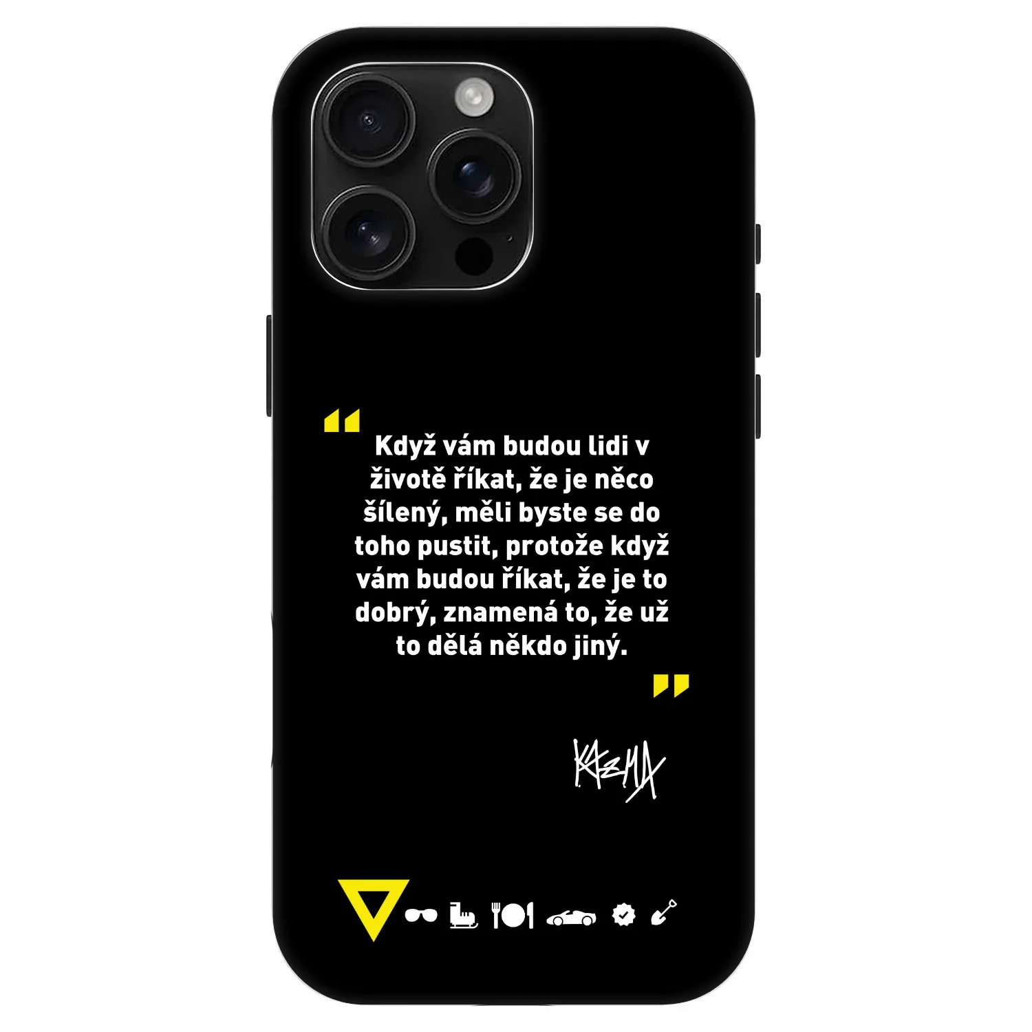 Picasee Fashion Case MagSafe pre Apple iPhone 16 Pro Max - Kazma - MĚLI BYSTE SE DO TOHO PUSTIT