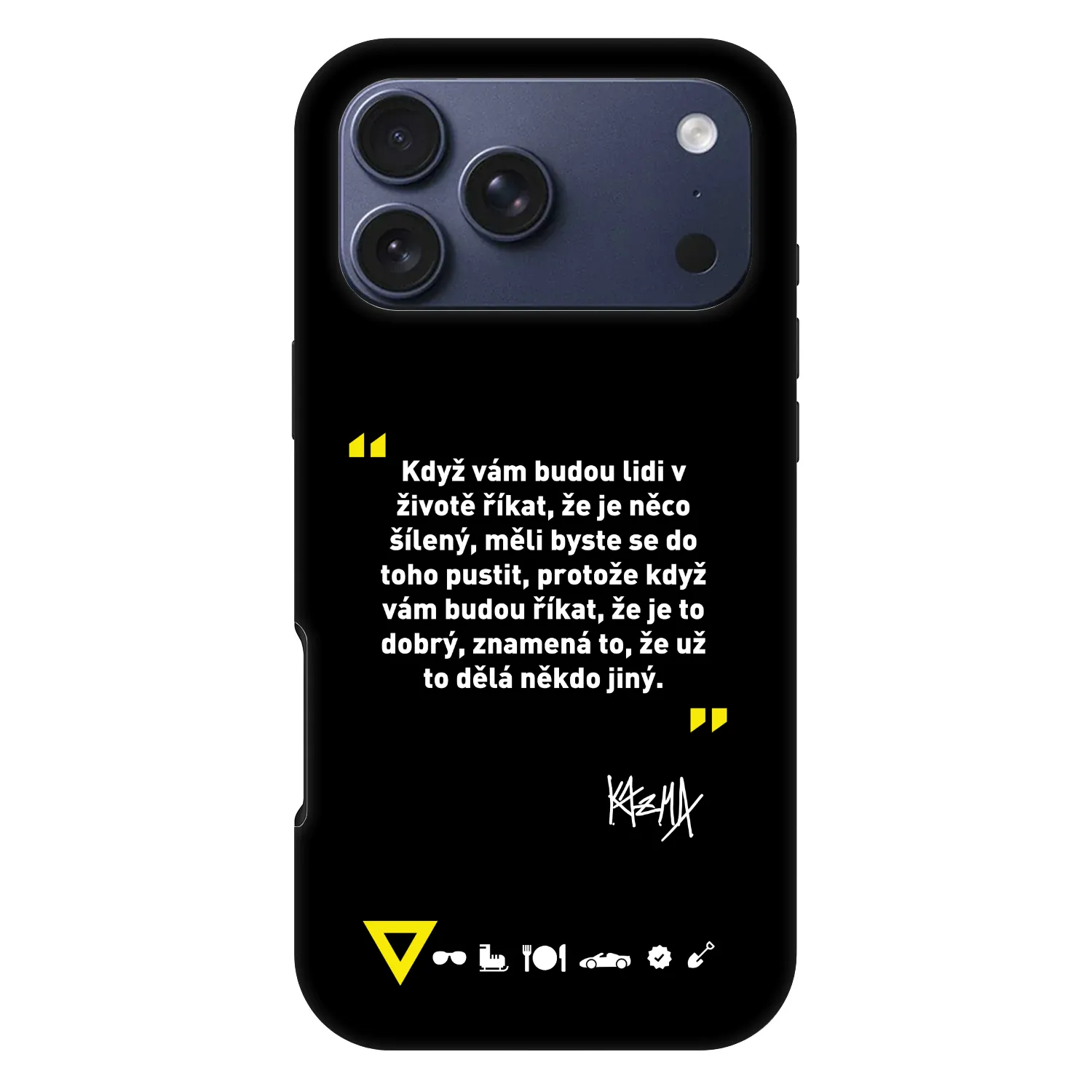 Picasee Fashion Case MagSafe pre Apple iPhone 17 Pro Max - Kazma - MĚLI BYSTE SE DO TOHO PUSTIT