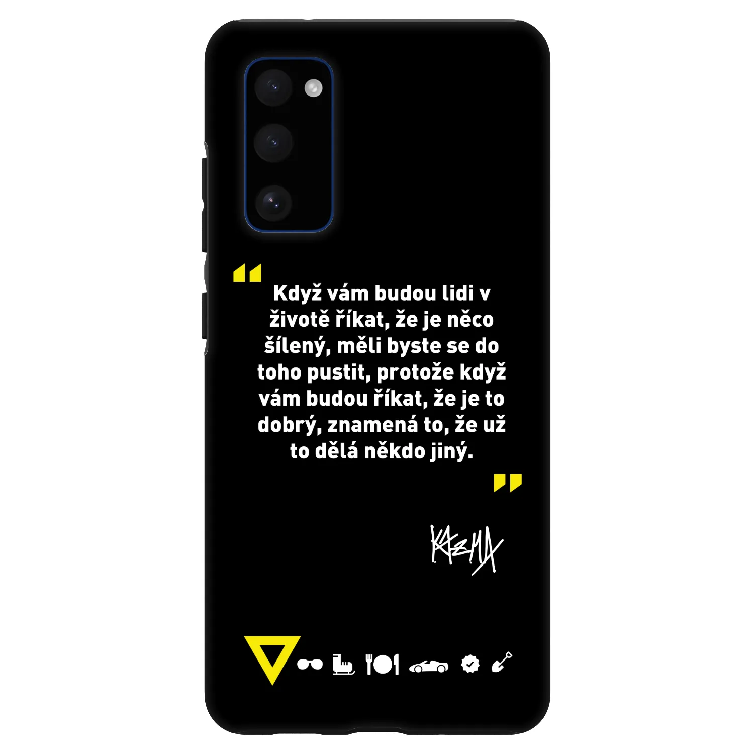 Picasee Fashion Case pre Samsung Galaxy S20 FE - Kazma - MĚLI BYSTE SE DO TOHO PUSTIT