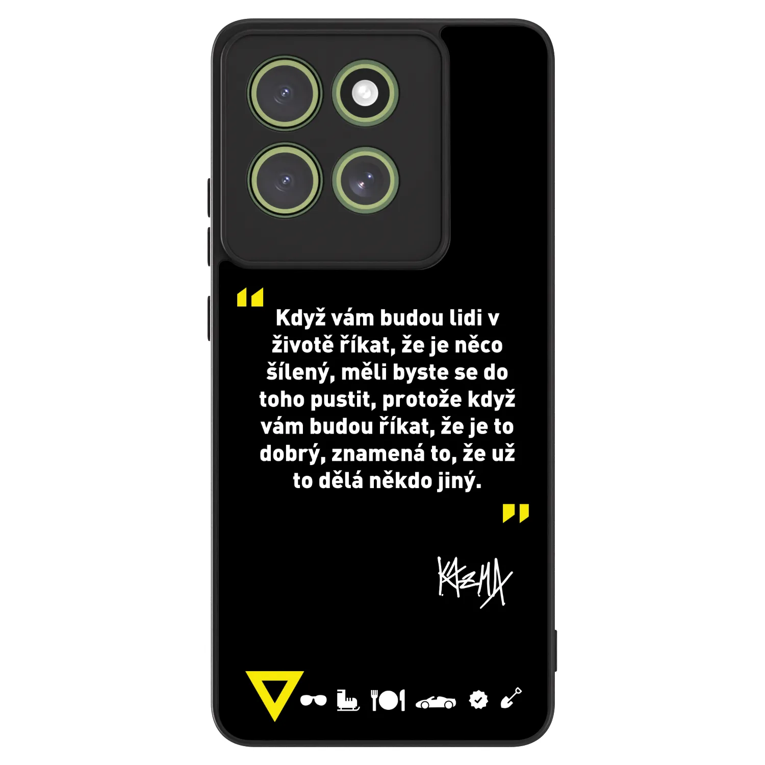 Picasee ULTIMATE CASE pro Motorola Moto G86 Power 5G - Kazma - MĚLI BYSTE SE DO TOHO PUSTIT