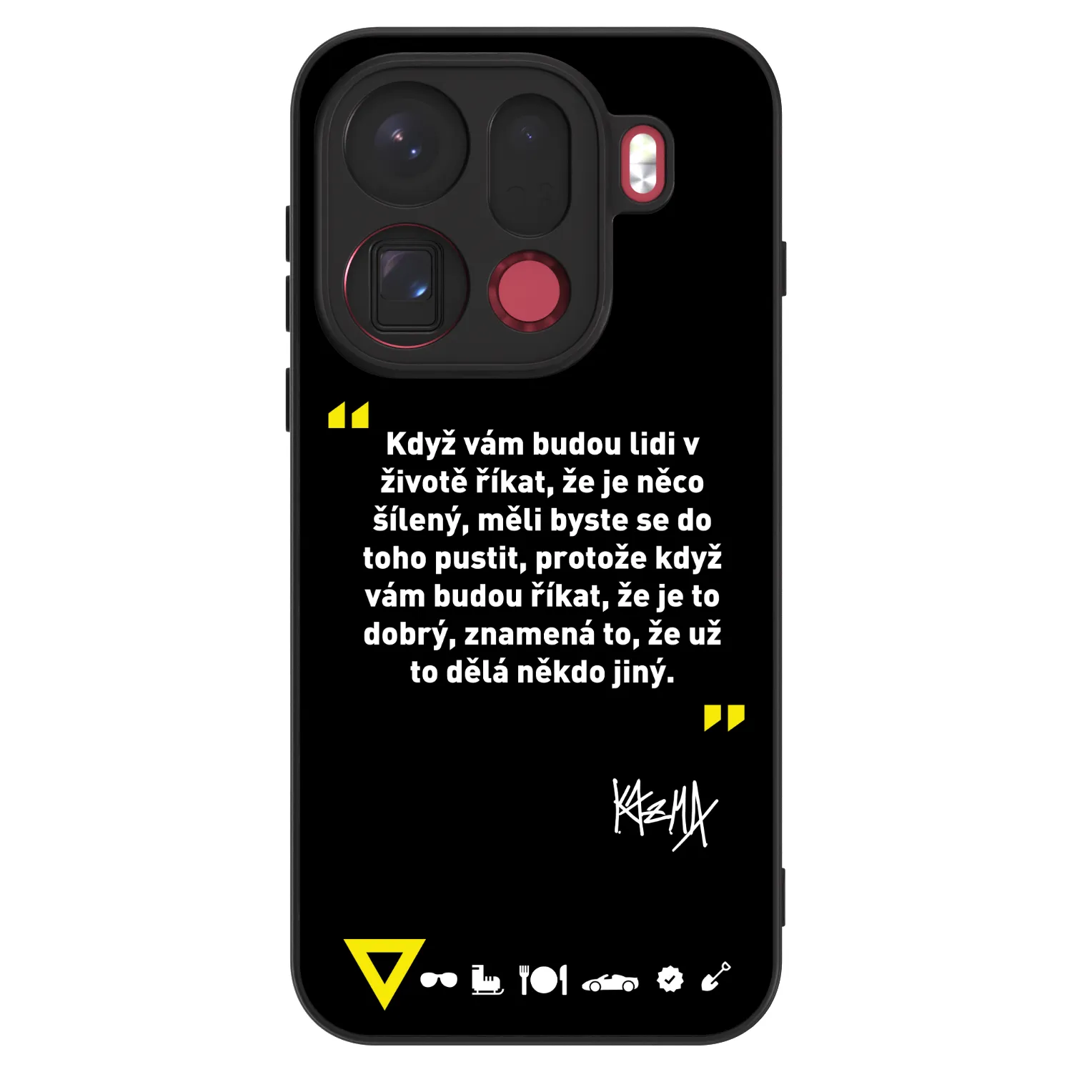 Picasee ULTIMATE CASE pro OPPO Find X9 Pro - Kazma - MĚLI BYSTE SE DO TOHO PUSTIT