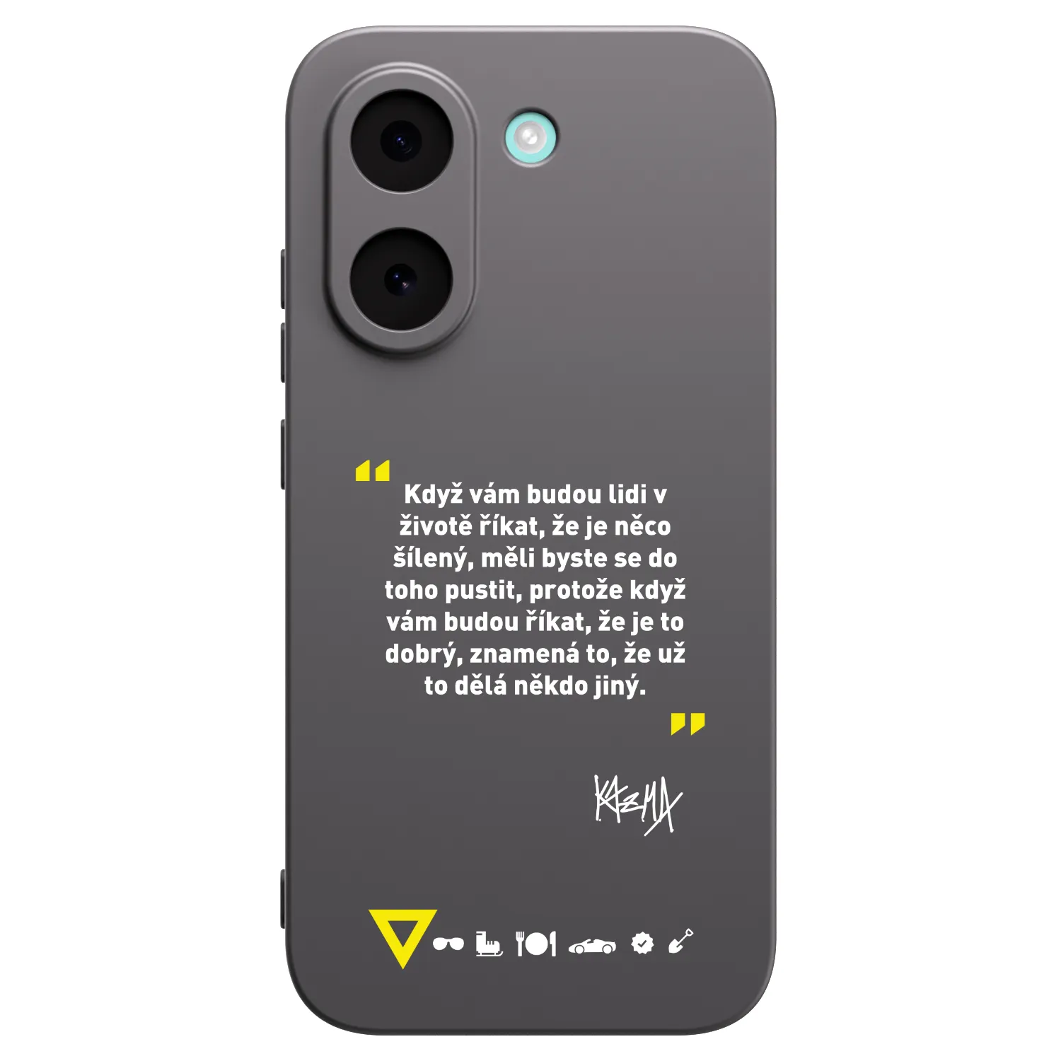 Picasee silikónový čierny obal pre Xiaomi Poco X8 Pro - Kazma - MĚLI BYSTE SE DO TOHO PUSTIT