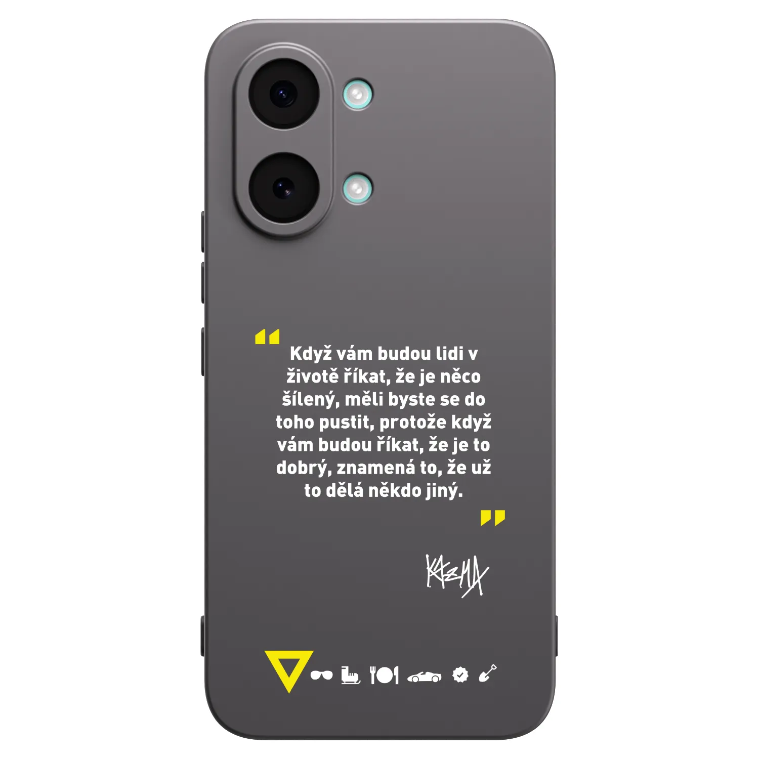 Picasee silikónový čierny obal pre Xiaomi Poco X8 Pro Max - Kazma - MĚLI BYSTE SE DO TOHO PUSTIT