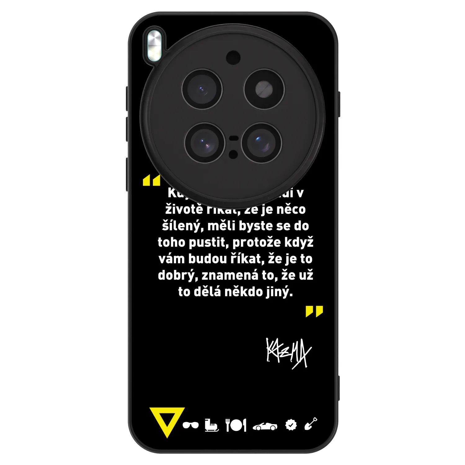 Picasee ULTIMATE CASE pro Vivo X300 Pro - Kazma - MĚLI BYSTE SE DO TOHO PUSTIT