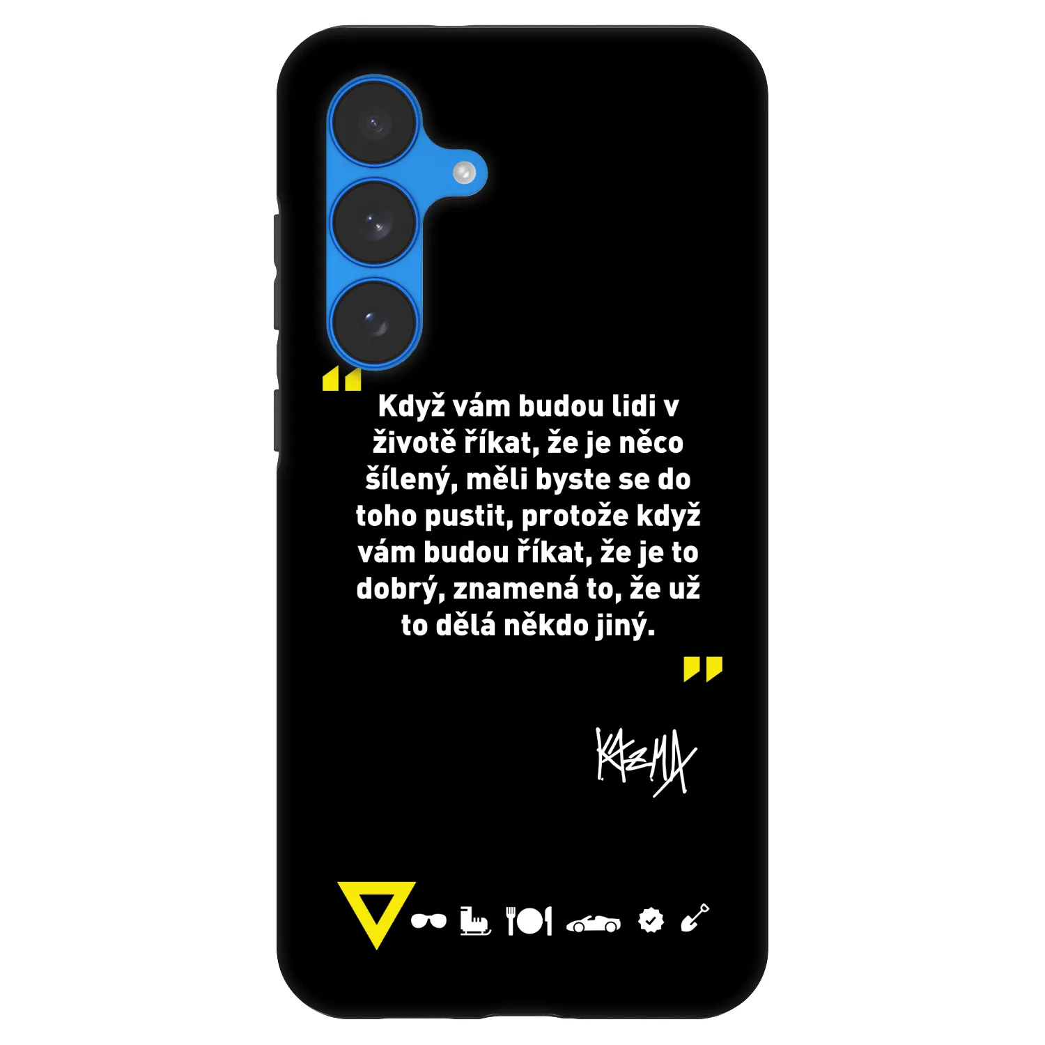 Picasee Fashion Case pre Samsung Galaxy S25 FE 5G - Kazma - MĚLI BYSTE SE DO TOHO PUSTIT