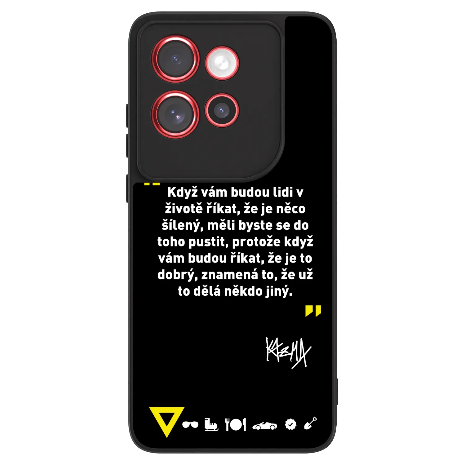 Picasee ULTIMATE CASE pro Motorola Edge 60 Neo 5G - Kazma - MĚLI BYSTE SE DO TOHO PUSTIT