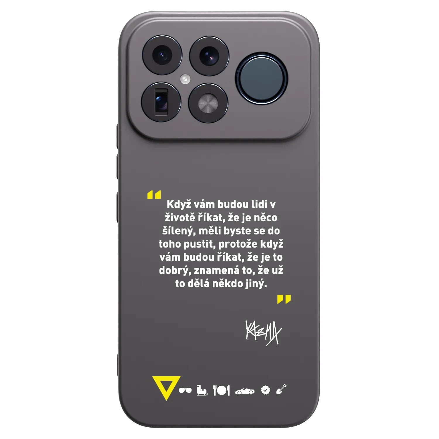 Picasee silikónový čierny obal pre Xiaomi Poco F8 Ultra - Kazma - MĚLI BYSTE SE DO TOHO PUSTIT