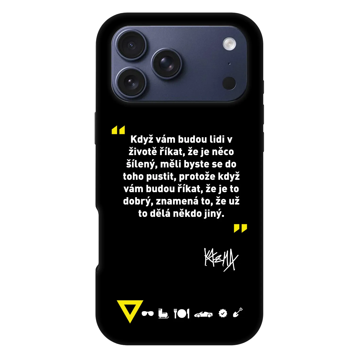Picasee Fashion Case MagSafe pre Apple iPhone 18 Pro Max - Kazma - MĚLI BYSTE SE DO TOHO PUSTIT