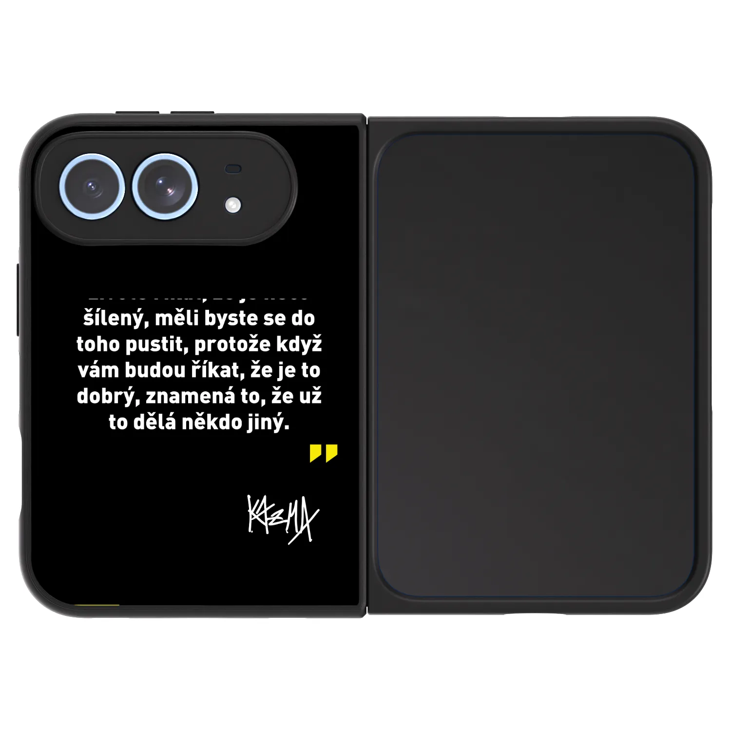 Picasee ULTIMATE CASE pro Apple iPhone Ultra - Kazma - MĚLI BYSTE SE DO TOHO PUSTIT