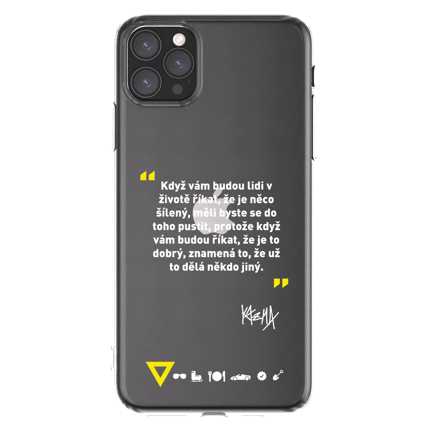 Picasee silikónový prehľadný obal pre Apple iPhone 11 Pro Max - Kazma - MĚLI BYSTE SE DO TOHO PUSTIT