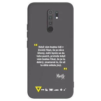 Picasee silikónový čierny obal pre Xiaomi Redmi 9 - Kazma - MĚLI BYSTE SE DO TOHO PUSTIT
