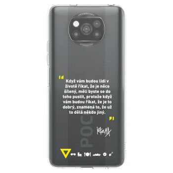 Picasee silikónový čierny obal pre Xiaomi Poco X3 - Kazma - MĚLI BYSTE SE DO TOHO PUSTIT