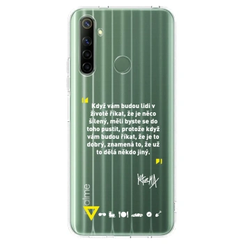 Picasee silikónový prehľadný obal pre Realme 6i - Kazma - MĚLI BYSTE SE DO TOHO PUSTIT