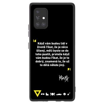Picasee ULTIMATE CASE pro Samsung Galaxy A71 A715F - Kazma - MĚLI BYSTE SE DO TOHO PUSTIT