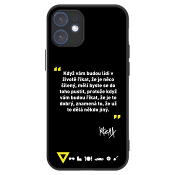 Picasee ULTIMATE CASE pro Apple iPhone 12 mini - Kazma - MĚLI BYSTE SE DO TOHO PUSTIT