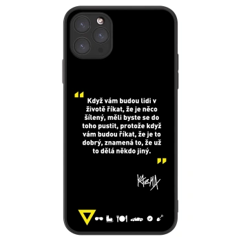 Picasee ULTIMATE CASE pro Apple iPhone 11 Pro Max - Kazma - MĚLI BYSTE SE DO TOHO PUSTIT