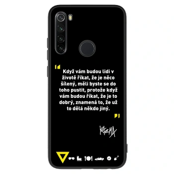 Obal pre Xiaomi Redmi Note 8 - Kazma - MĚLI BYSTE SE DO TOHO PUSTIT