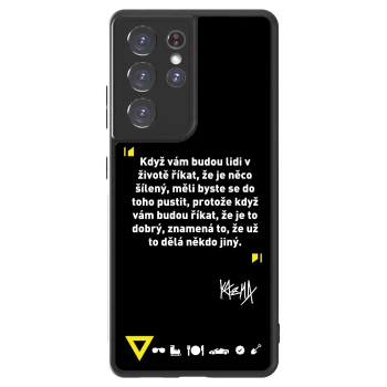 Obal pre Samsung Galaxy S21 Ultra 5G G998B - Kazma - MĚLI BYSTE SE DO TOHO PUSTIT