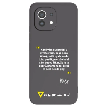 Picasee silikónový čierny obal pre Xiaomi Mi 11 - Kazma - MĚLI BYSTE SE DO TOHO PUSTIT