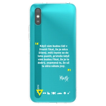 Picasee silikónový prehľadný obal pre Xiaomi Redmi 9AT - Kazma - MĚLI BYSTE SE DO TOHO PUSTIT