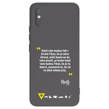 Picasee silikónový čierny obal pre Xiaomi Redmi 9AT - Kazma - MĚLI BYSTE SE DO TOHO PUSTIT