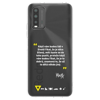 Picasee silikónový čierny obal pre Xiaomi Redmi 9T - Kazma - MĚLI BYSTE SE DO TOHO PUSTIT
