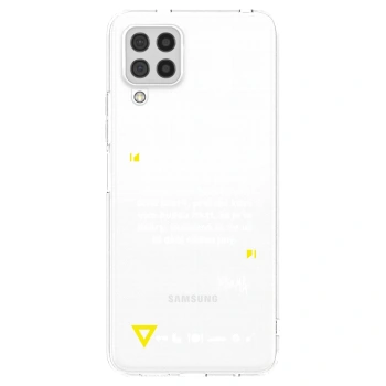 Picasee silikónový prehľadný obal pre Samsung Galaxy A22 A225F 4G - Kazma - MĚLI BYSTE SE DO TOHO PUSTIT