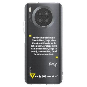 Picasee silikónový prehľadný obal pre Huawei Nova 8i - Kazma - MĚLI BYSTE SE DO TOHO PUSTIT