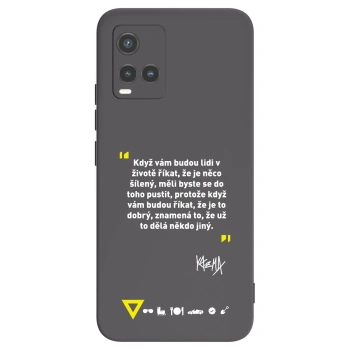 Picasee silikónový čierny obal pre Vivo Y33s - Kazma - MĚLI BYSTE SE DO TOHO PUSTIT