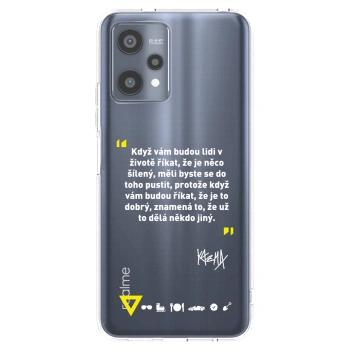 Picasee silikónový prehľadný obal pre Realme 9 Pro 5G - Kazma - MĚLI BYSTE SE DO TOHO PUSTIT