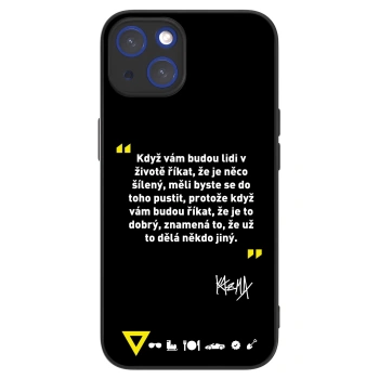 Picasee ULTIMATE CASE pro Apple iPhone 14 - Kazma - MĚLI BYSTE SE DO TOHO PUSTIT
