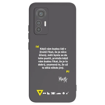 Picasee silikónový čierny obal pre Xiaomi 12 Lite - Kazma - MĚLI BYSTE SE DO TOHO PUSTIT