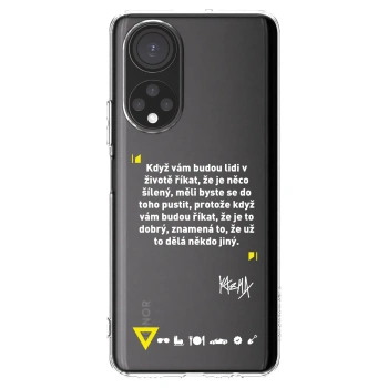 Picasee silikónový prehľadný obal pre Honor X7 - Kazma - MĚLI BYSTE SE DO TOHO PUSTIT