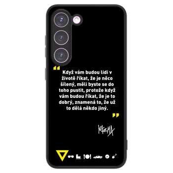Picasee ULTIMATE CASE pro Samsung Galaxy S23 5G - Kazma - MĚLI BYSTE SE DO TOHO PUSTIT