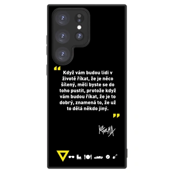 Picasee ULTIMATE CASE pro Samsung Galaxy S23 Ultra 5G - Kazma - MĚLI BYSTE SE DO TOHO PUSTIT