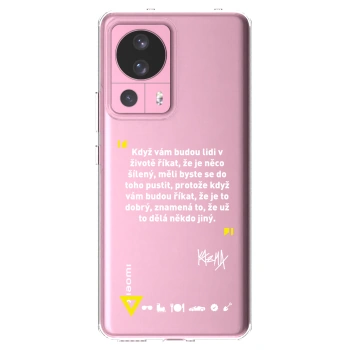 Picasee silikónový prehľadný obal pre Xiaomi 13 Lite - Kazma - MĚLI BYSTE SE DO TOHO PUSTIT