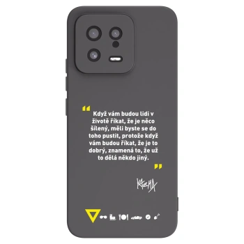 Picasee silikónový čierny obal pre Xiaomi 13 - Kazma - MĚLI BYSTE SE DO TOHO PUSTIT